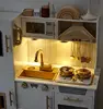 Children kids  pretend toaster wooden kitchen toy 3
