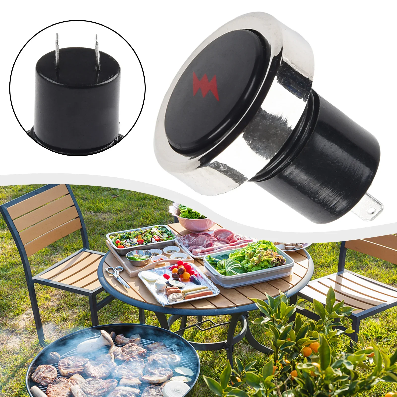 Replace Your Defective Ignitor Switch with our Dependable Electronic Ignition Button Replacement for Coleman Gas Grill