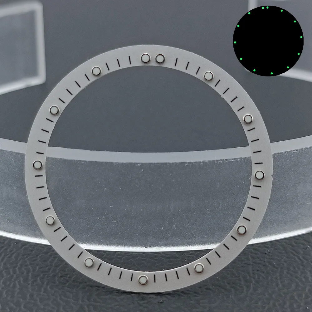Luminous Dial with Transparent Surface for Mechanical Watches - 28.5mm Diameter