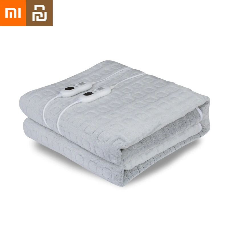 Xiaomi Youpin Electric Blanket Multipurpose Heating Quilt Temperature  Control Tachythermia Double Flannel Blanket Household Tool