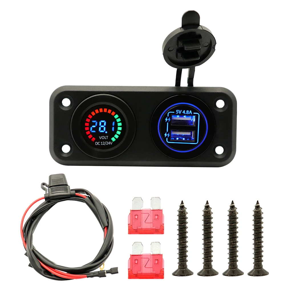12V-24 ܼ  USB Ʈ , а г