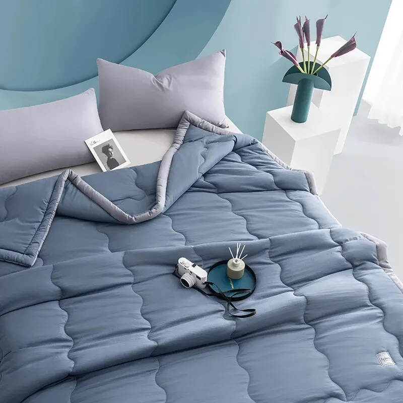 Summer Cool Quilt Pure Water Washes Cotton Air Conditioner Machine Washable Quilt Core Dormitory Single Cooling Blanket