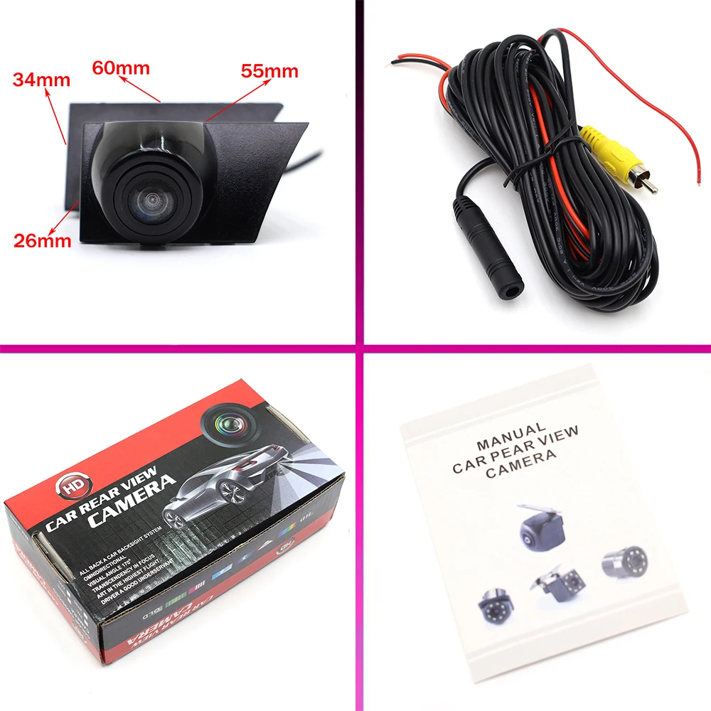 ZJCGO AHD CVBS 1080P 170° Car LOGO Parking Front View Camera ZJCGO AHD CVBS 1080P 170° Car LOGO Parking Front View Camera