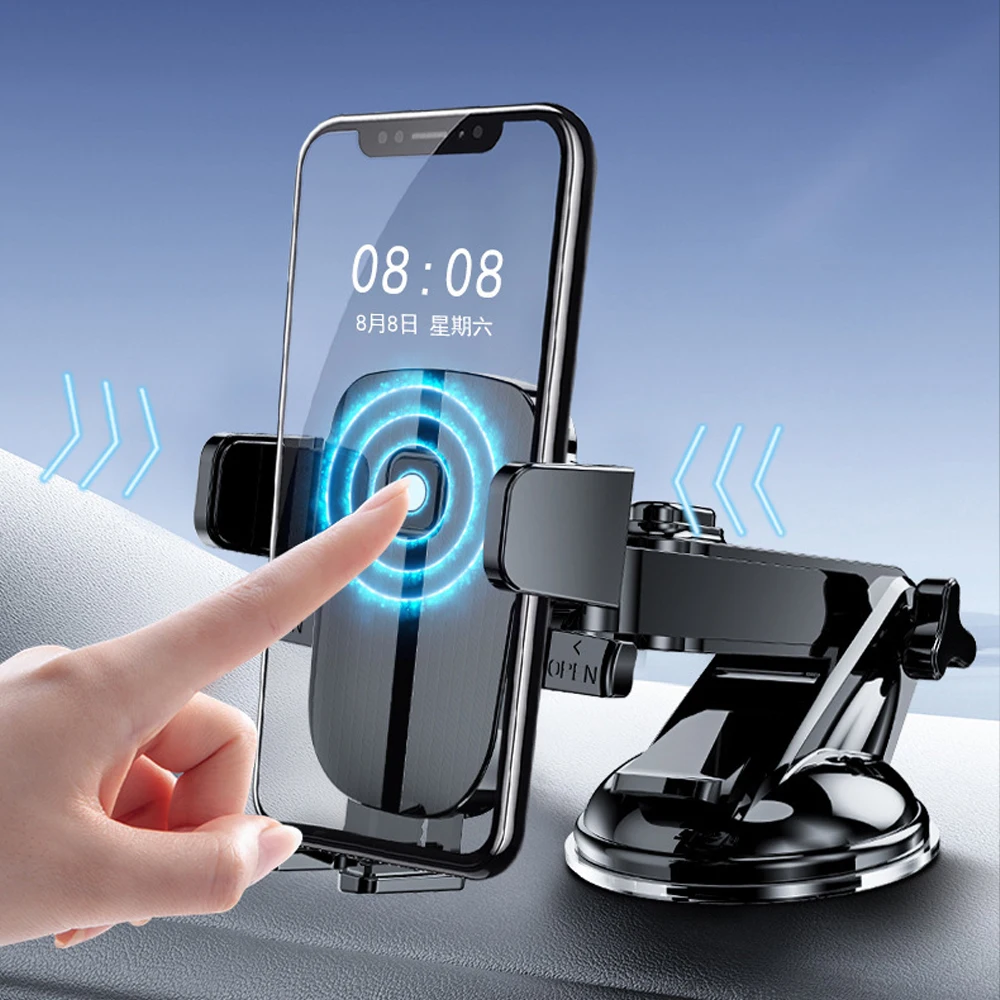 

Universal Sucker Car Phone Holder Mount Stand GPS For iPhone Xiaomi Huawei Samsung For Dashboard Windshield Air Vent
