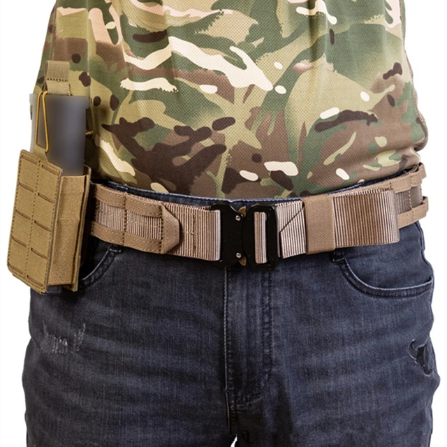 3 in 1 Battle Belt Waist Band, Quick Release 1.75" MOLLE Belt with Inner and Anti-Slip Pad- Heavy Duty Battle Belts 6