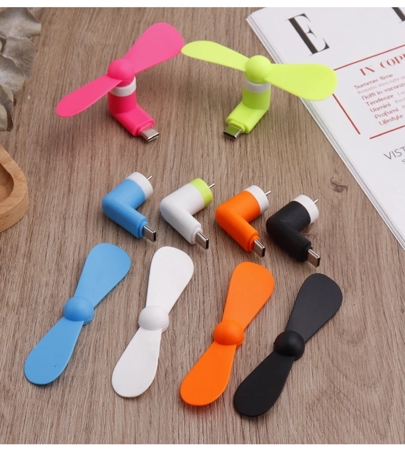 Creative Mini Micro Portable Fan Mobile Phone Mini Fan Charging Treasure Cooling Fan For Type-C USB Gadget Fans Tester 21 Sd750e4aea2f14cc19c5d34a593981c32I
