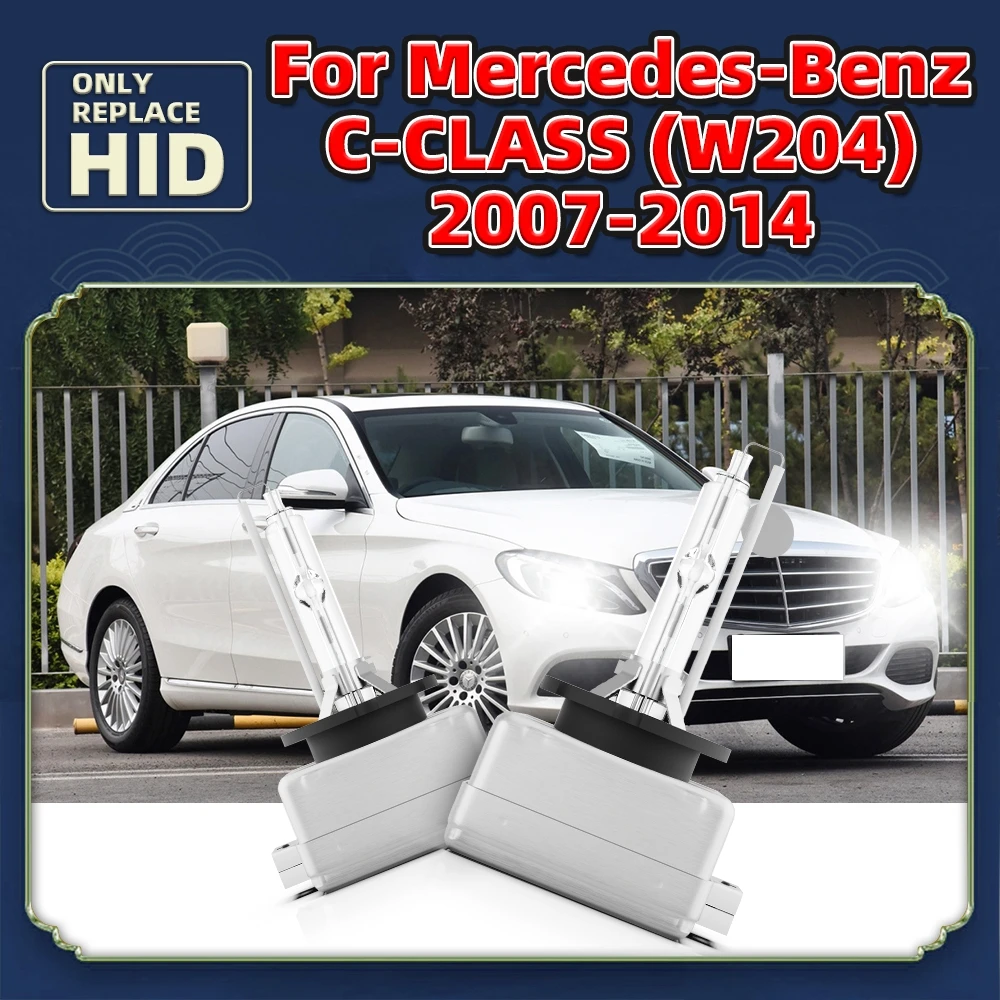 

6000K D1S Автомобильные фары Xenon HID Bulb 35W AutoLamp 12V для Mercedes-Benz C-CLASS (W204) 2007 2008 2009 2010 2011 2012 2013