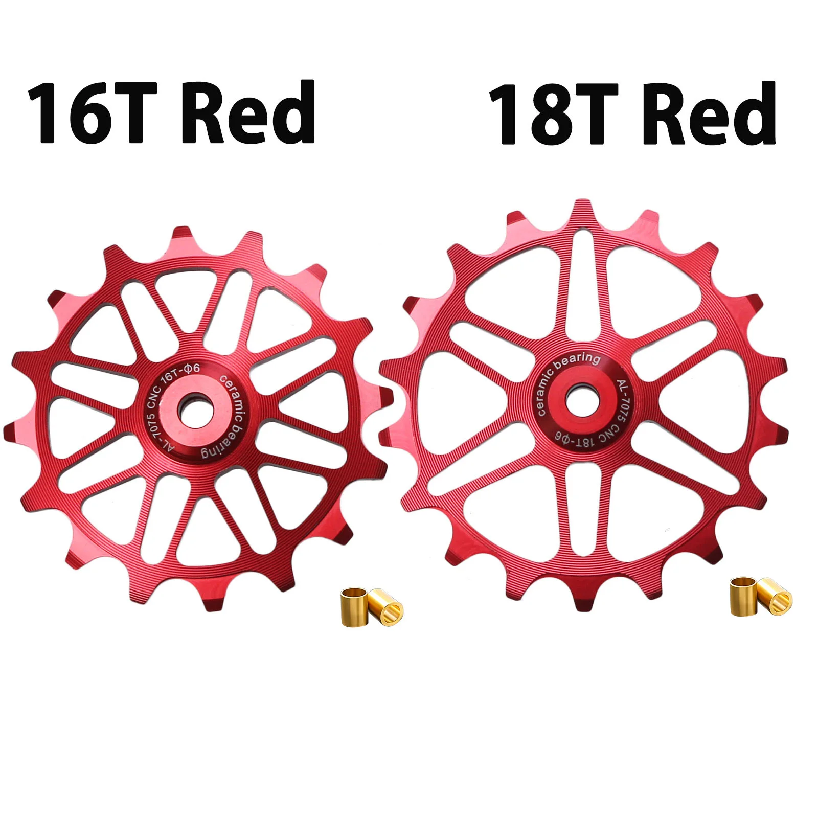 12T 14T 16T 18T MTB Fahrrad Keramik Lager Jockey Rad Schmale Breite Zähne Fahrrad Schaltwerk riemenscheibe Roller Für Shimano Sram – Detail 29
