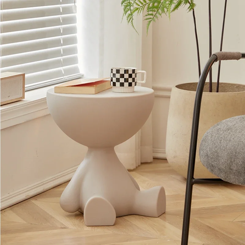 

Nordic Plastic Sofa Side tables mini Corner coffee table home decor low Bedside tables living room round Small stool Furniture