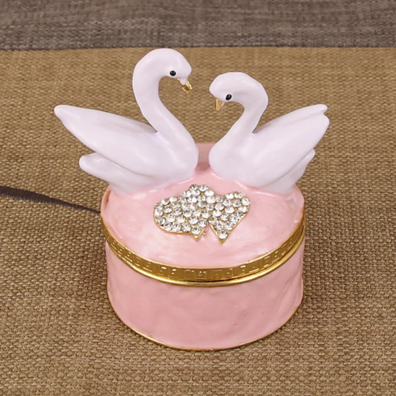 

Swan studded love enamel crafts dolphin decorative ornaments