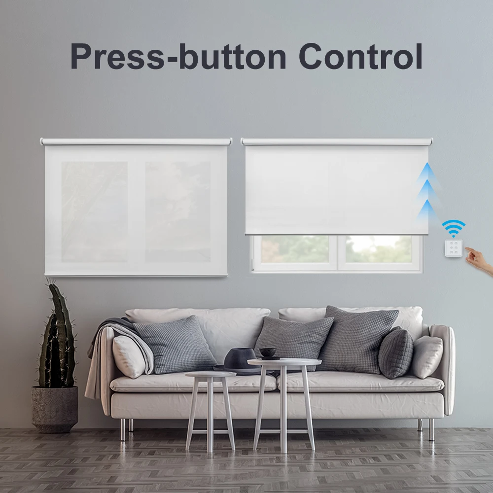 LoraTap Tuya 스마트 라이프 WiFi 롤러 셔터 전기 모터 용 더블 커튼 블라인드 스위치 Google 홈 Alexa Voice Automatic