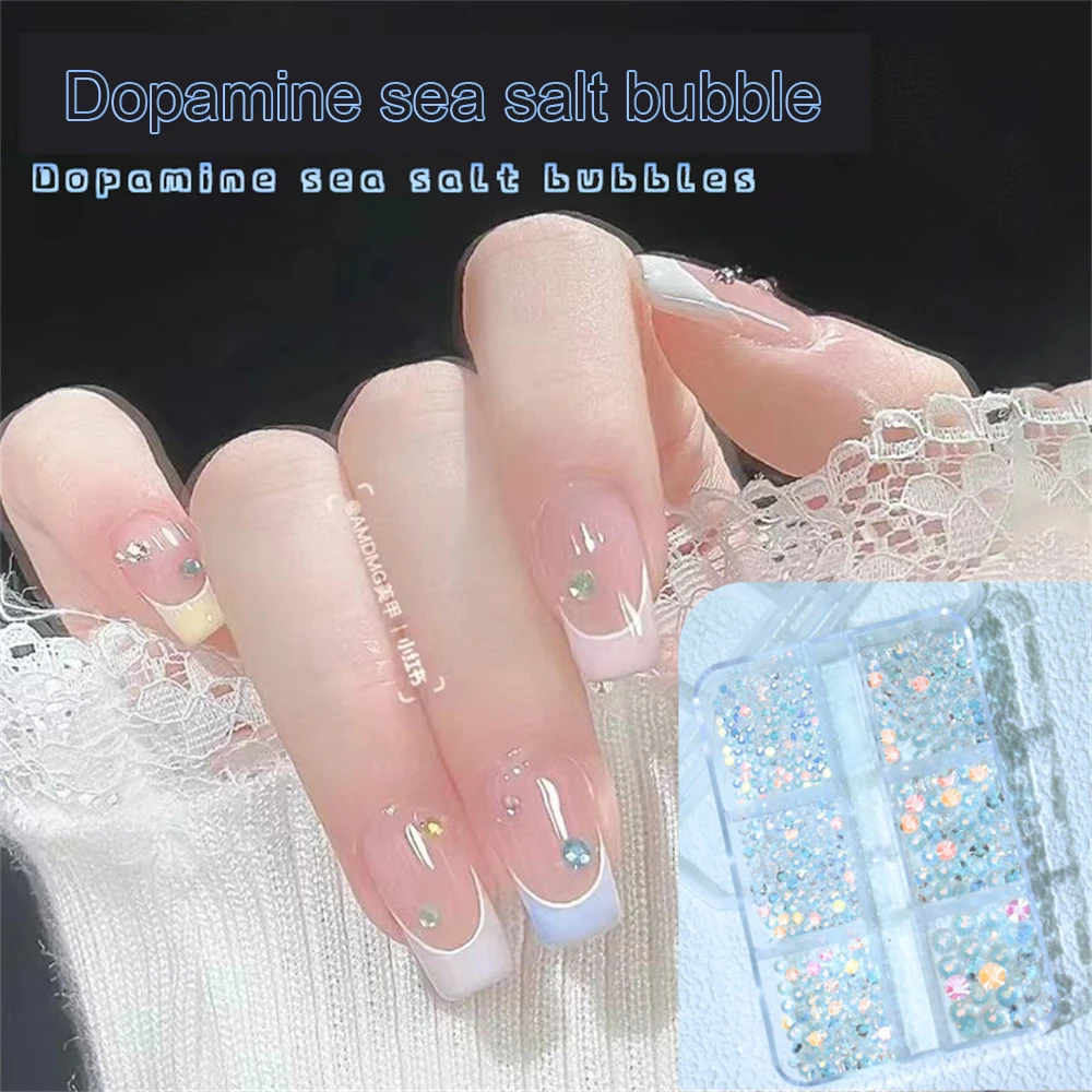 유리 오로라 드릴 풀 광택 네일 용품, 네일 드릴 건강, 언로드 가능 액세서리, 9 가지 모델, 3 박스