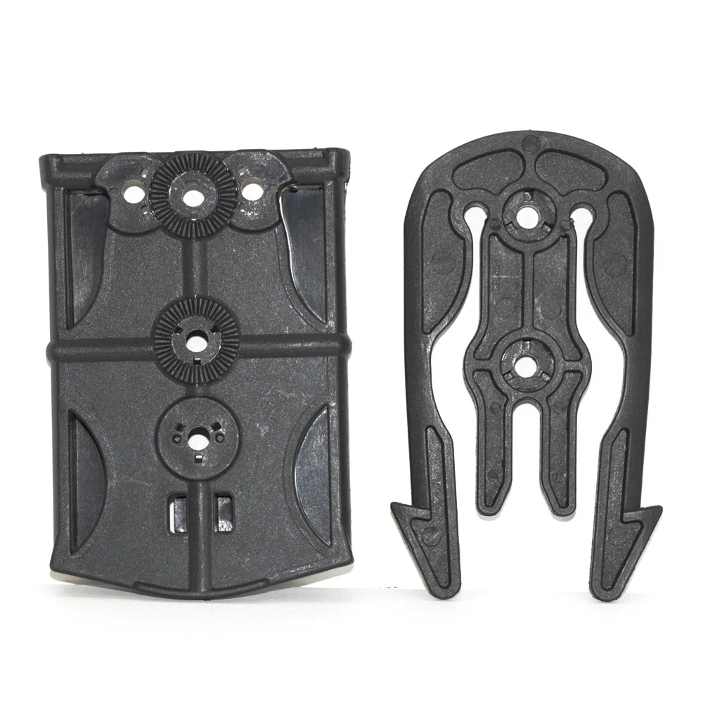 Universal MLS 17 18 Molle Quick Release Plate Gun Holster Platform Adapter Quick Locking System Kit for Hunting Vest Carry 4