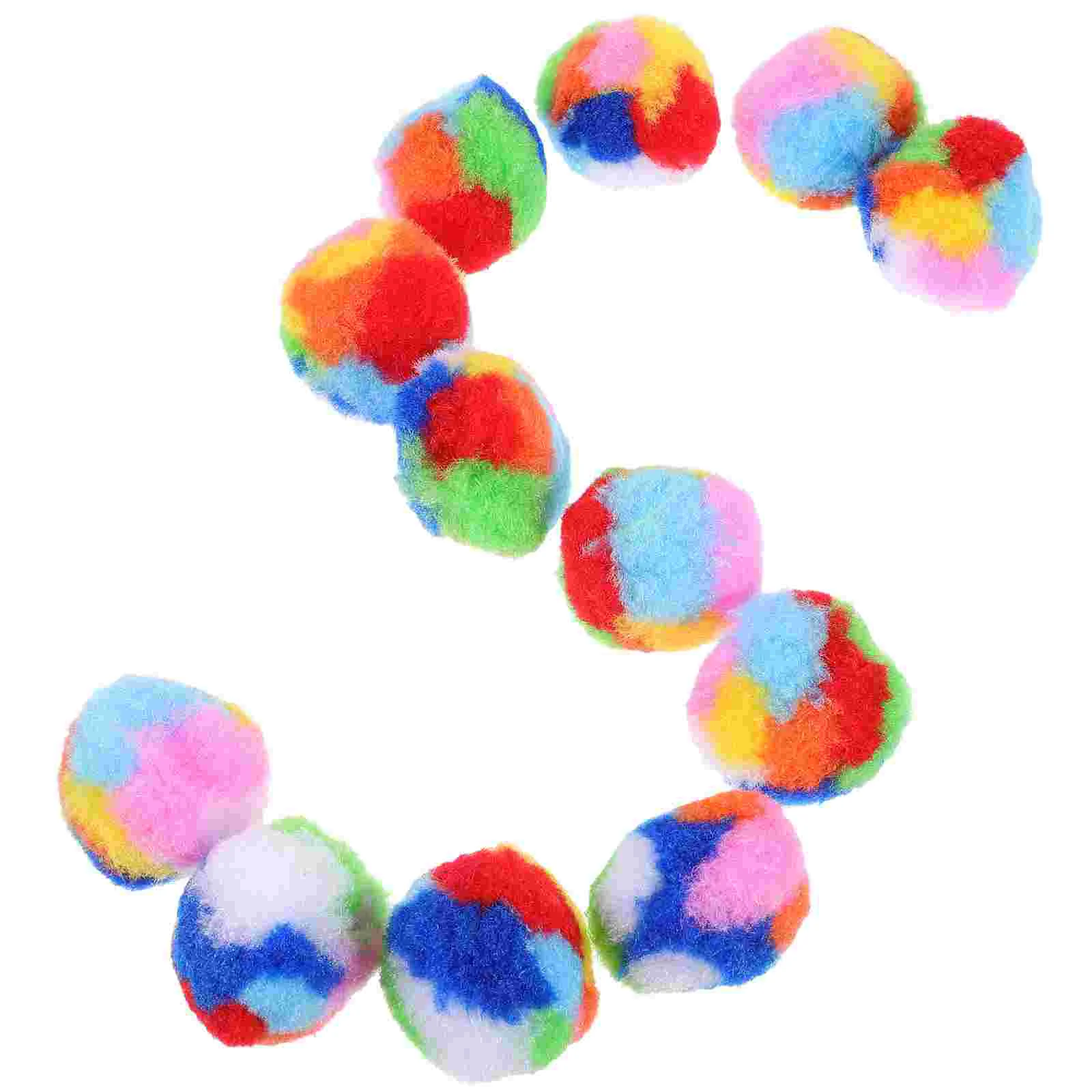 

20 Pcs Cat Training Ball Kitten Toys Balls For Cats Floor The Pet Plush Indoor Supplies