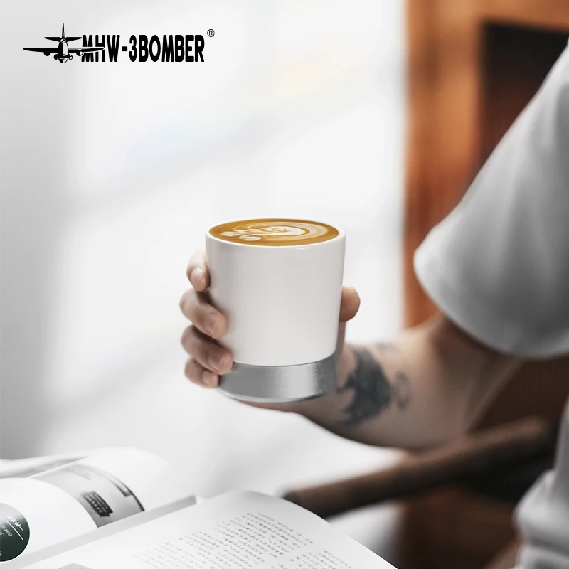 Elegant Morandi Ceramic Coffee Cup - 240ml