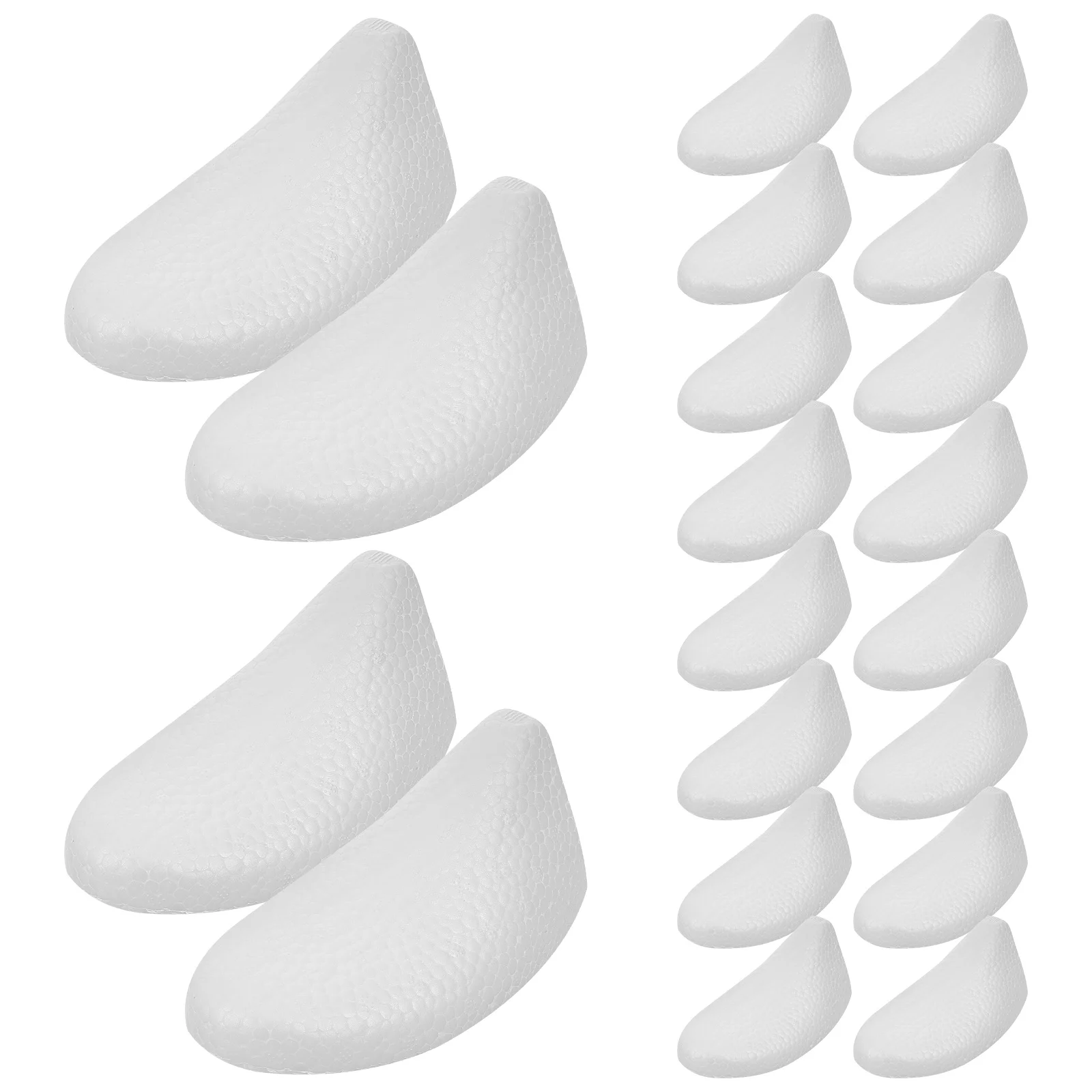 10 Pairs Foam Shoe Inserts Support Disposable Soft Boot Inserts Men Shoe Form Expander Dressing Aids Foam shoe inserts