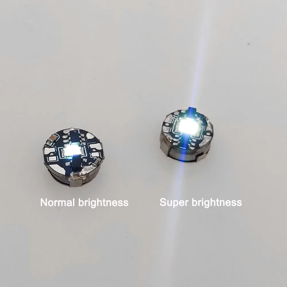 Dia 9.6mm Miniature Super Brightness Magnetic Control Lamp Wireless Led Lights Diy Robot Figures Scene Materials Diorama Kits 3