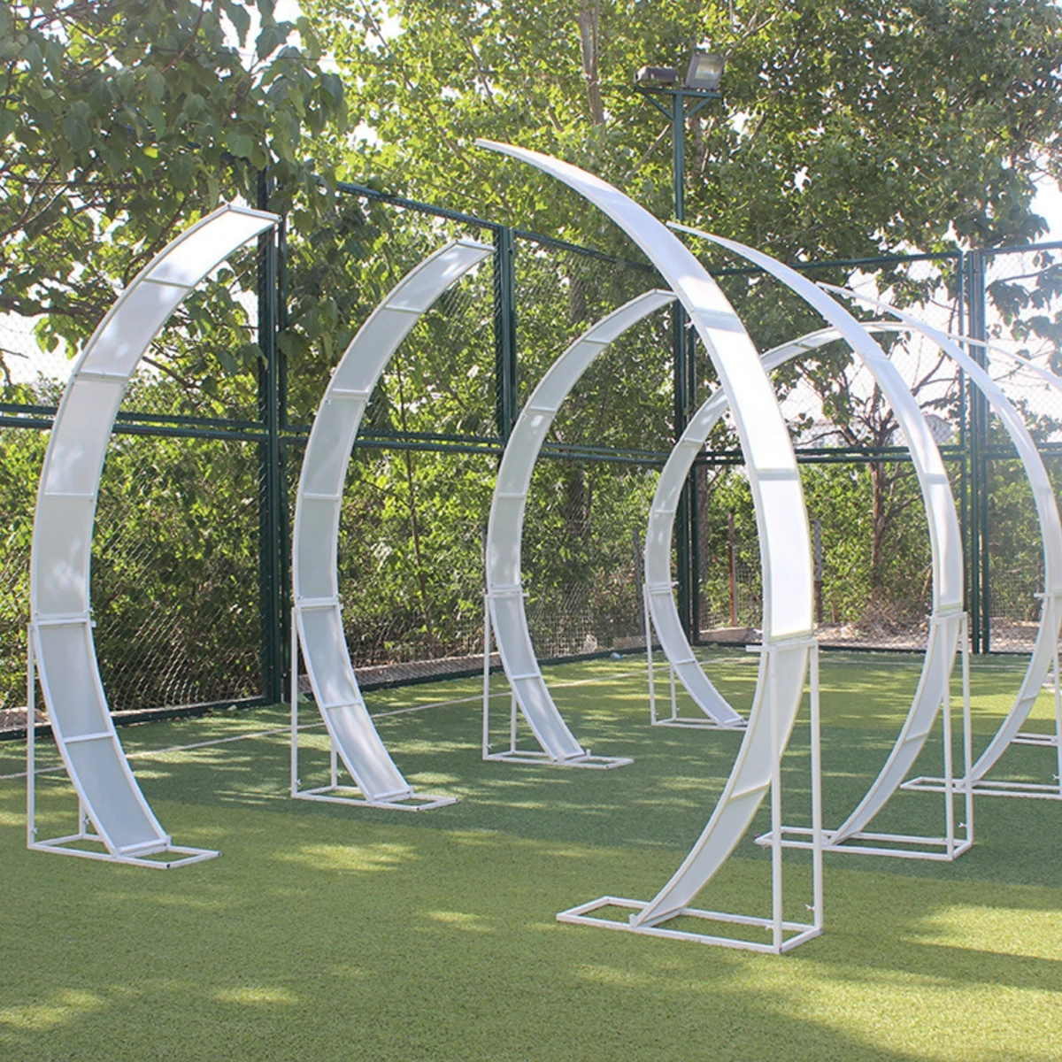 New wrought iron wedding props wedding star avenue arch wrought iron sunshine board arch channel