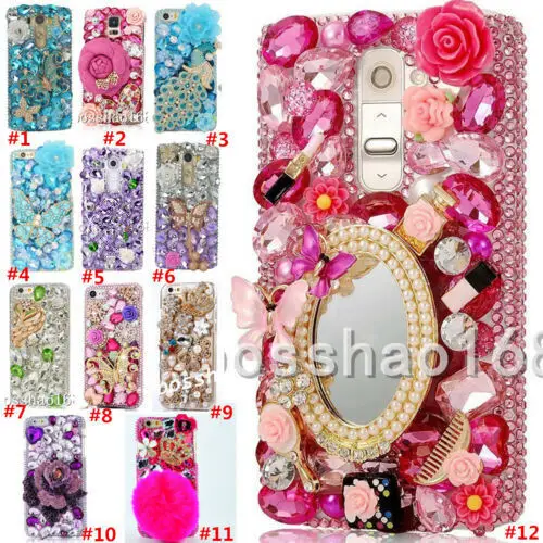 For Apple ipod touch 5/6th gen / ipod touch 7 Luxury Bling Rhinestone phone back Case Cover