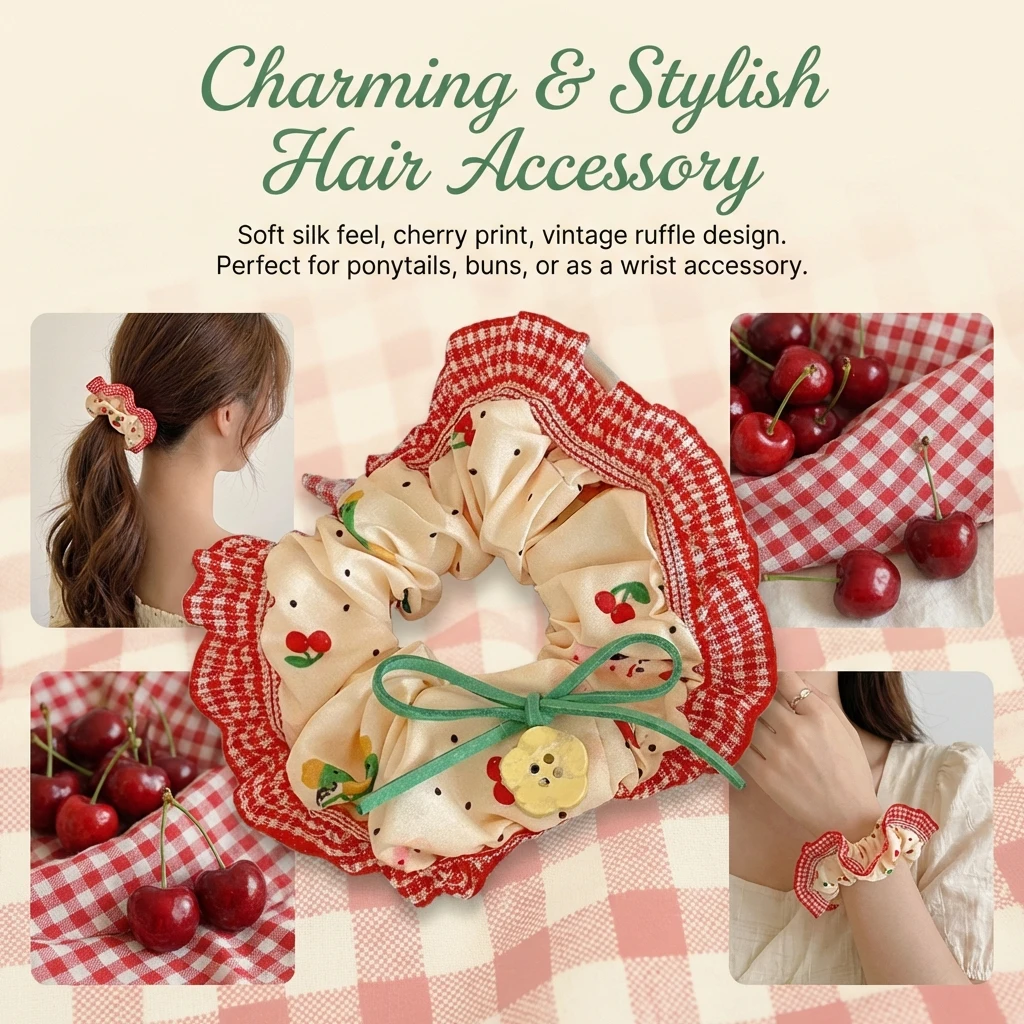 Elegant Women's Bowknot Hair Ties - Soft, Durable Headband Scrunchie for Daily and Special Occasions