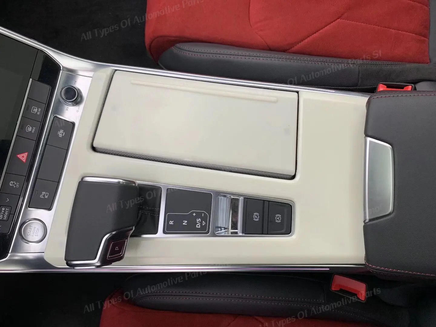 아우디 A6 A7 C8 2019-2023용 전면 컵홀더 팔걸이 박스 물컵 홀더 쉘 자동차 내부 트림 바디 키트 튜닝