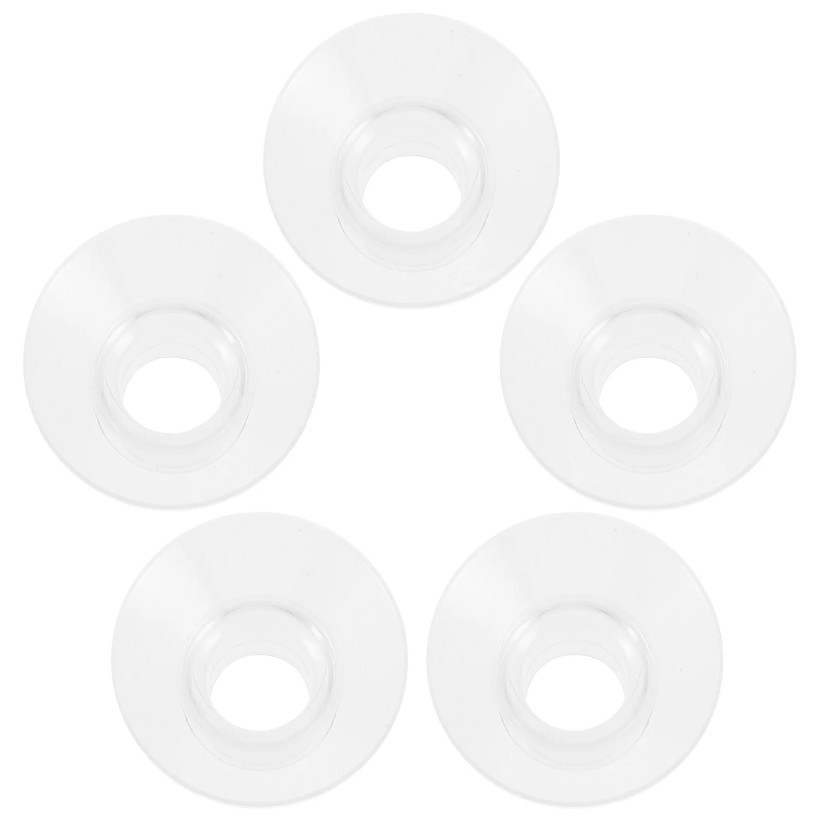 5 Pcs Breast Pump Parts Silicone Flange Inserts Wearable 21mm Silica Gel 17mm Mother Accessories 19mm