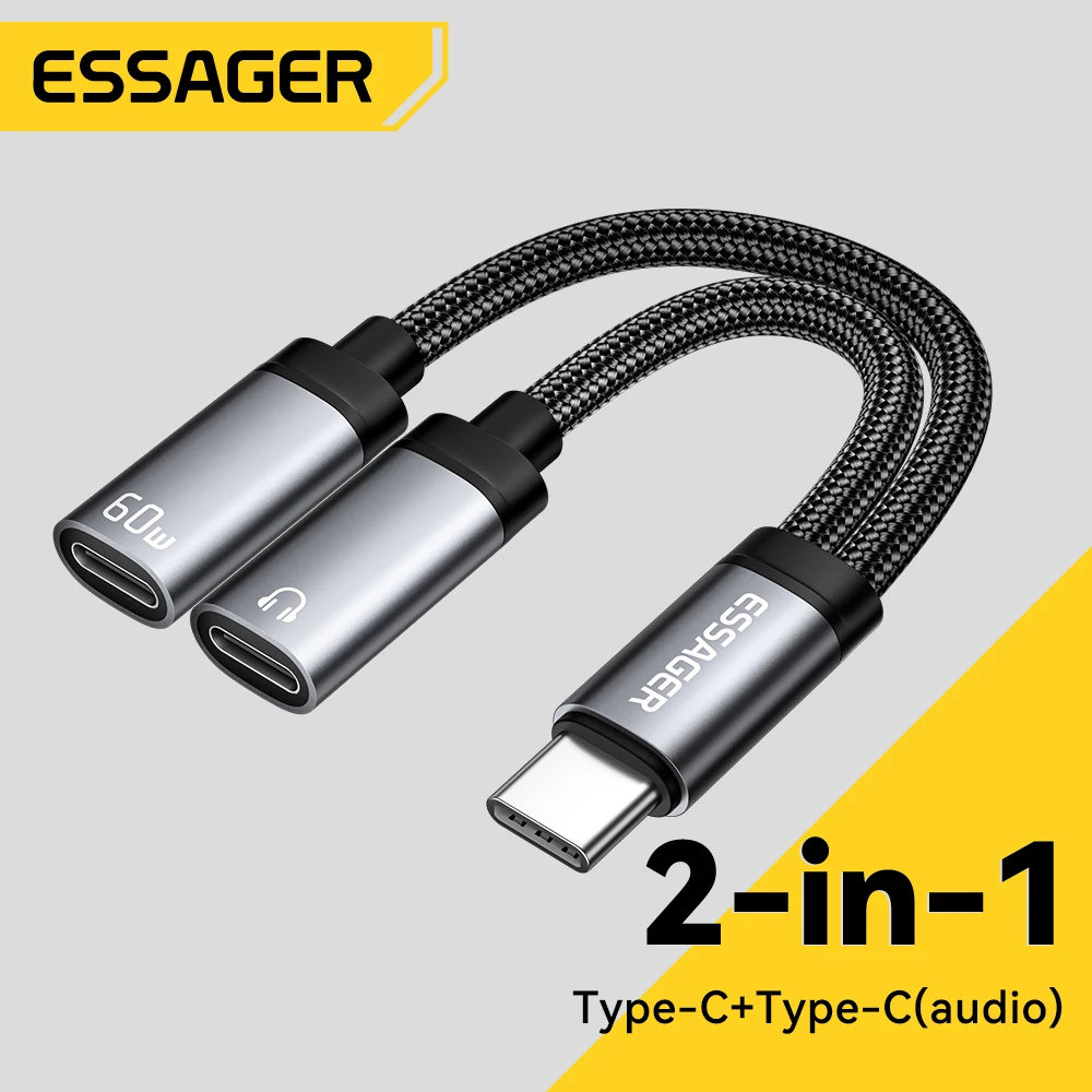 Essager Cable Headphone Adapter 3.5mm for iPhone