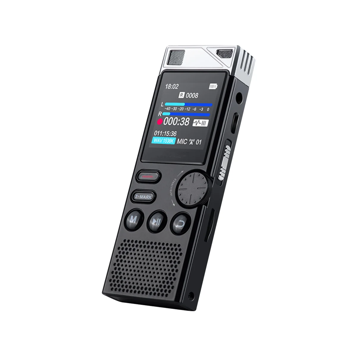 

Professional Voice Recorder 8G HD Noise Reduction Voice-Activated Recorder Lossless HIFI Player Sports Business Meeting