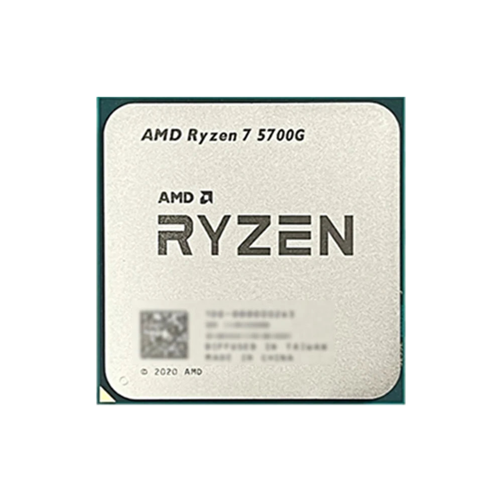 AMD R7 5700G 3.8GHz Base Clock 8-Core 16-Thread Desktop Processor CPU AM4 Socket AMD Radeon Graphics ZEN3 DDR4 Gaming