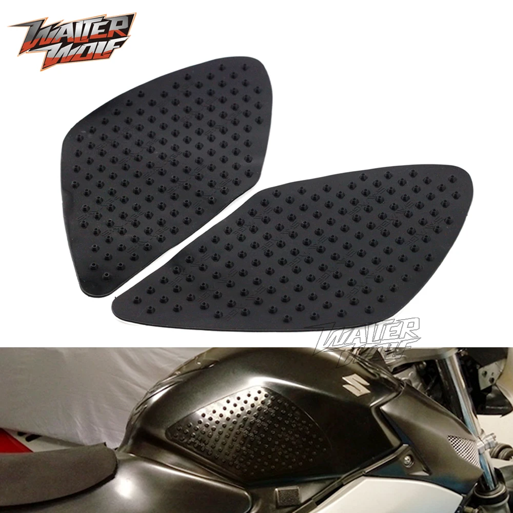 Tank Pad Per Suzuki Gsr 600 Hayabusa Gsx1300R Gsxr 1000 K9 Accessori Moto Antiscivolo Side Tank Traction Pad Decal Sticker