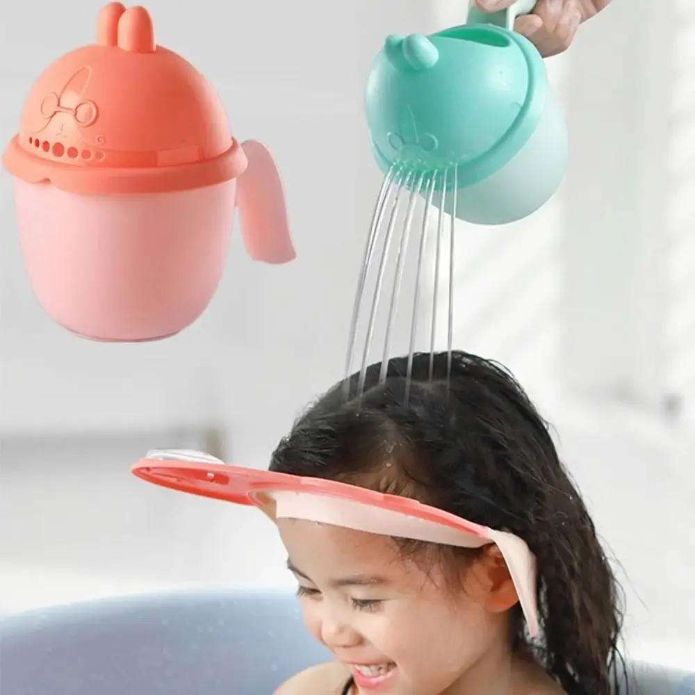 

Design Bunny Washing Hair Bath Shower Products Bath Supplies Baby Bath Rinse Cup Water Scoop Shampoo Cup Shower Bathing Spoon