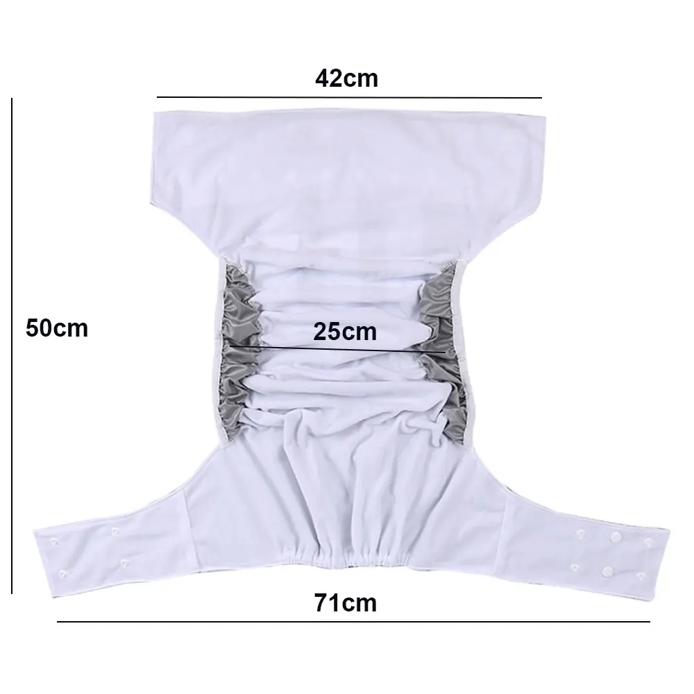 size adjustable reusable adult diaper for elderly washable incontinence underwear waterproof breathable pants for disabled 6