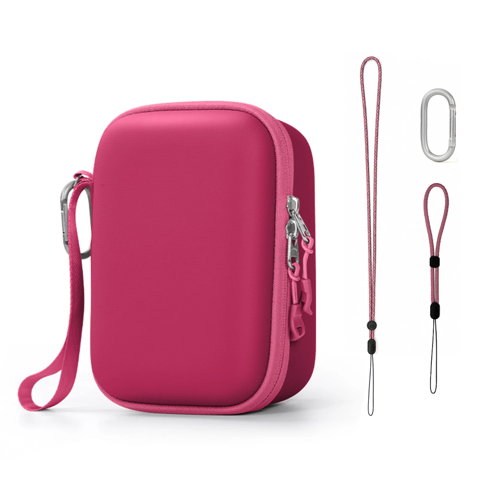 Shark ChillPill Compact Hard Carrying Case with Wristlet & Carabiner – Shockproof Storage