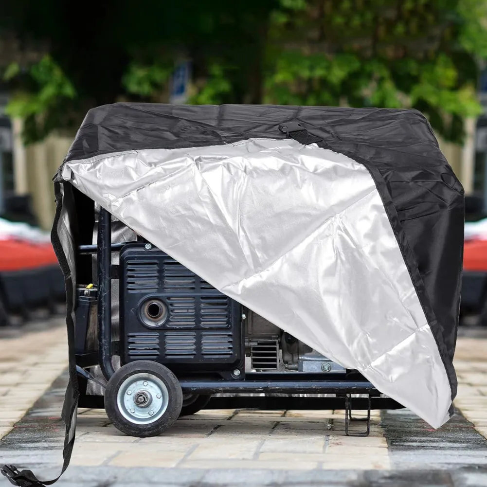 Generator Cover Universal Generator Cover With Storage Bag Thicken 210D Oxford Cloth Generator Cover For Most Generators