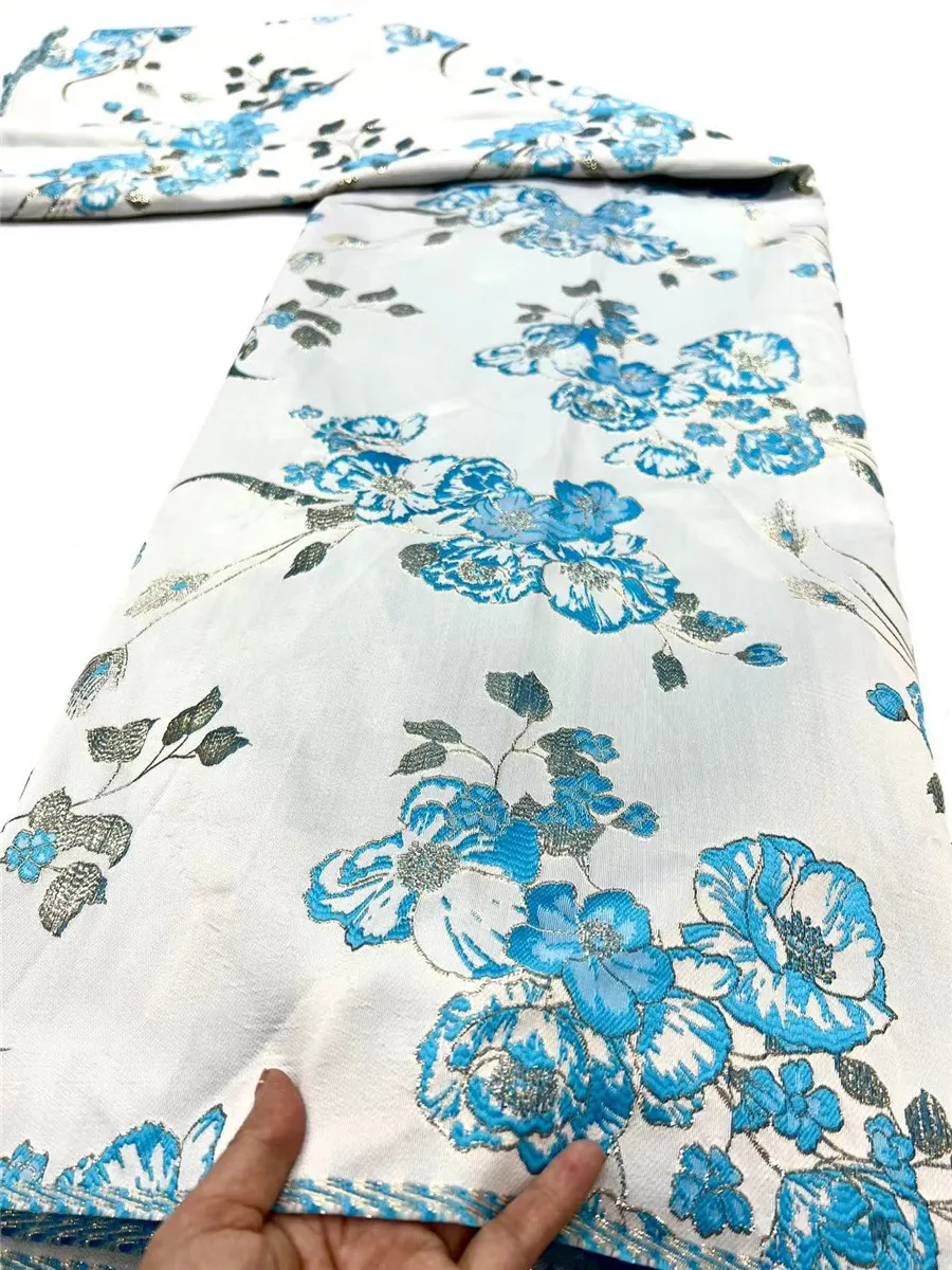 100cm*140cm Elegant Floral Lace Jacquard Print Cotton Fabric Material For  Shirt Dress