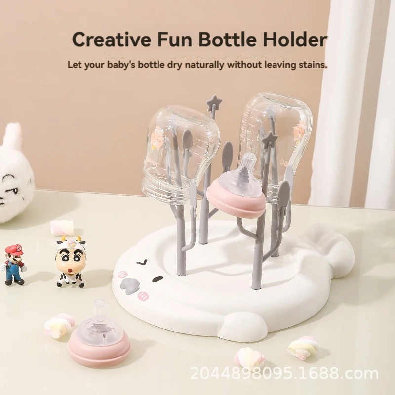 Ocean-Themed Draining Rack Cup Holder Plastic Cup Rack Kitchen Tea Stand Bottle Rack Jewelry Display bottle drying rack baby bottle drying rack feeding bottle drying rack baby bottle holder