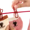 1.8M Outdoor Camping Non-slip stretch clothesline With 12Clips Travel Stretchy Clothesline Sock Line Hanging Laundry Drying Rope 5