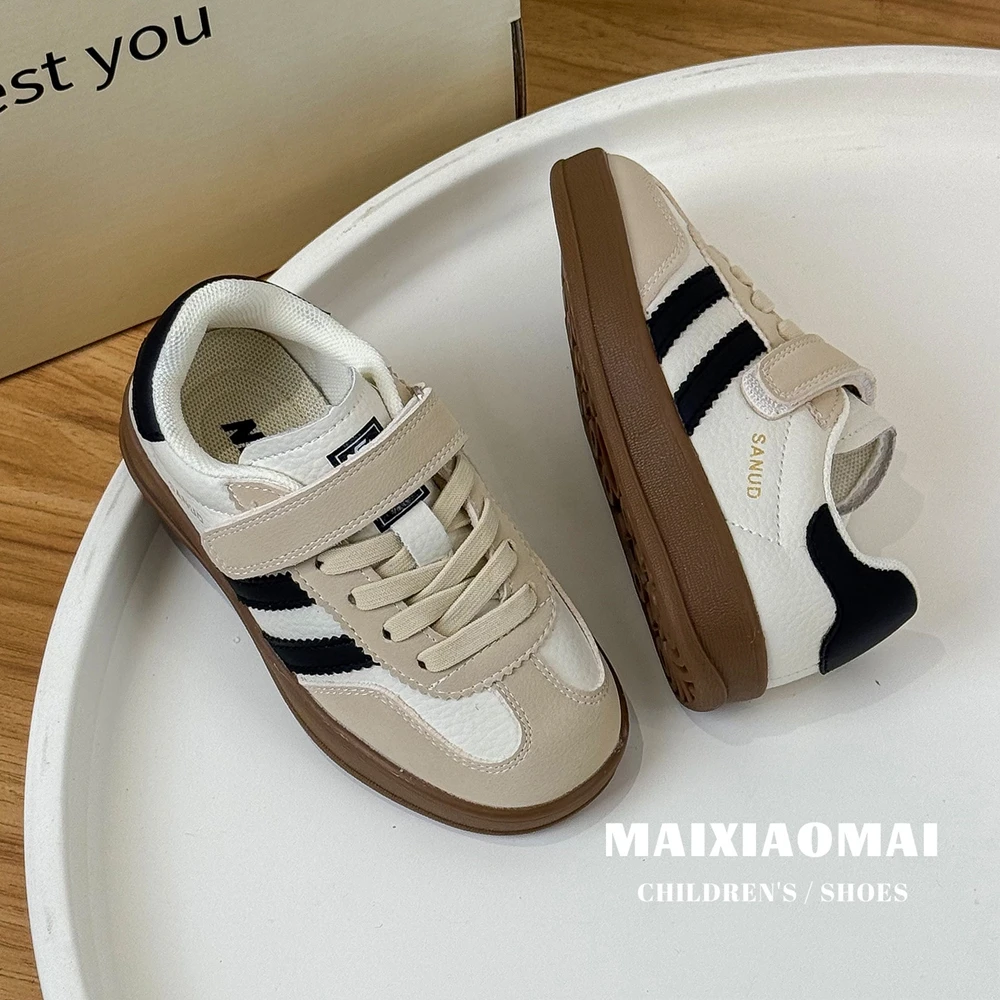 Spring Autumn Kids Casual Shoes Fashion Boys Girls Board Shoes Breathable Little Kids Sports kid school shoes