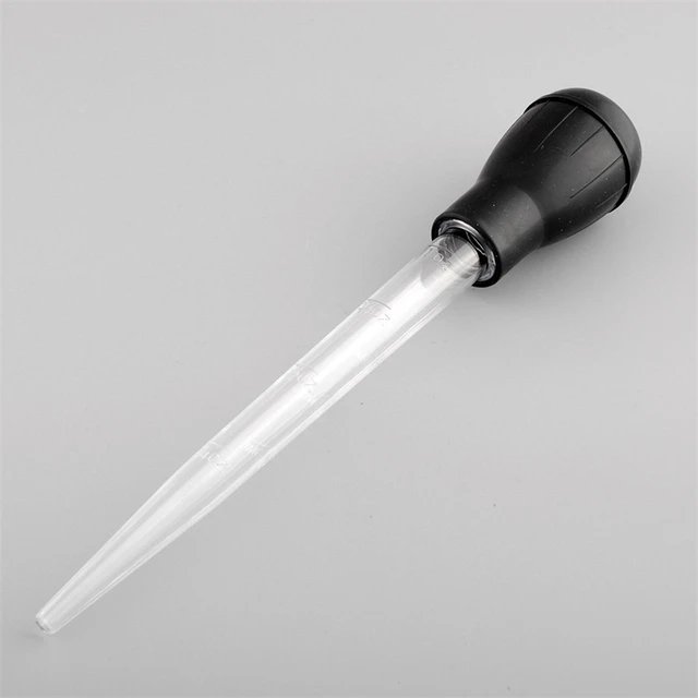 Barbecue Szerszám Szilikon Fej Szósz Olajcsepp Hordozható Főzési Pipetta Tészta Cső Olaj Csepp Konyhai Kiegészítők - Image 3