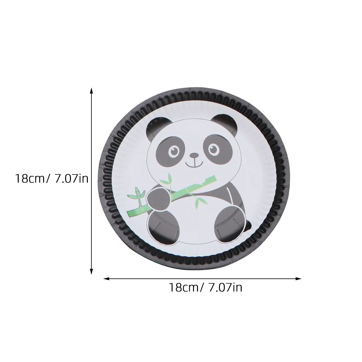 Disposable Wall Decals Fake Hanging Party Decoration Paper Tableware