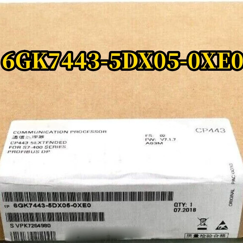 

New communication processor CP 6GK7443-5DX05-0XE0 6GK7 443-5DX05-0XE0 6GK74 43-5DX05-0XE0 fast delivery one year warranty