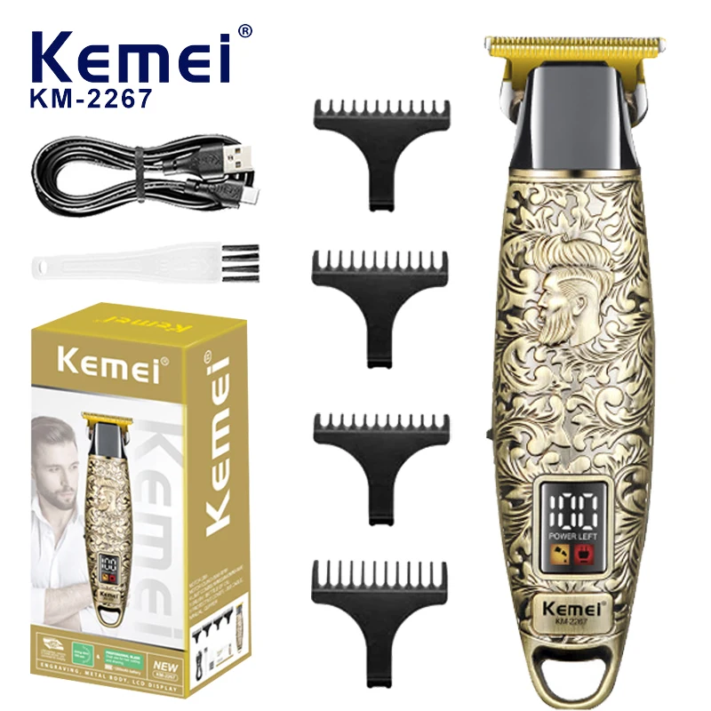 

KEMEI Hair Clippers,Hair Clippers for Men Cordless Clippers for Hair Cutting Mens Hair Clippers Hair Trimmer Zero-Gap Trimmer