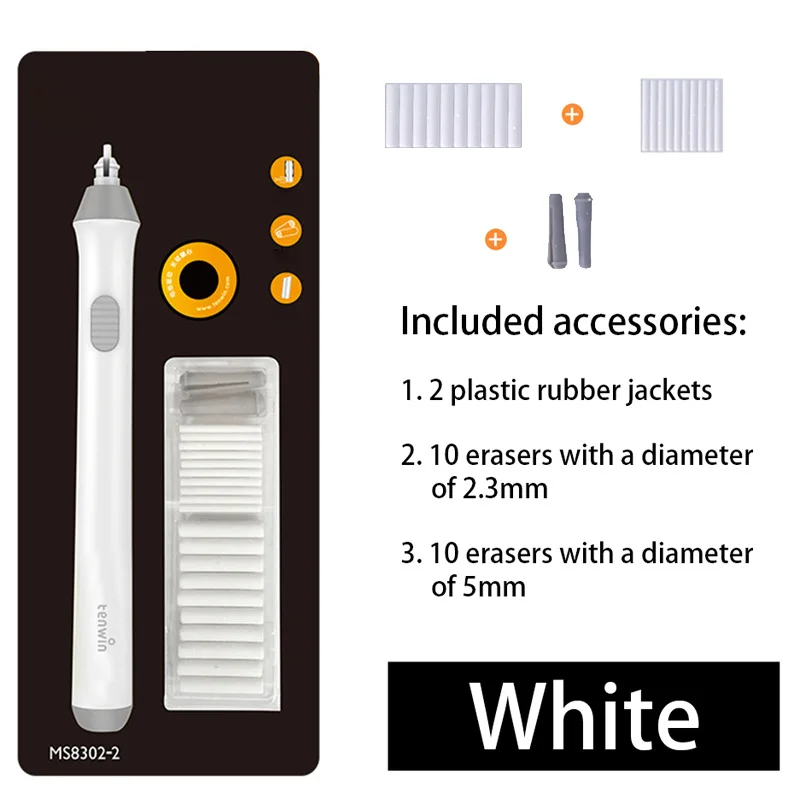 Gomma Elettrica Ricaricabile USB-C | 220 Ricariche Incluse | 2 Dimensioni (2.3mm E 5mm) | Per Artisti E Studenti - Foto 8