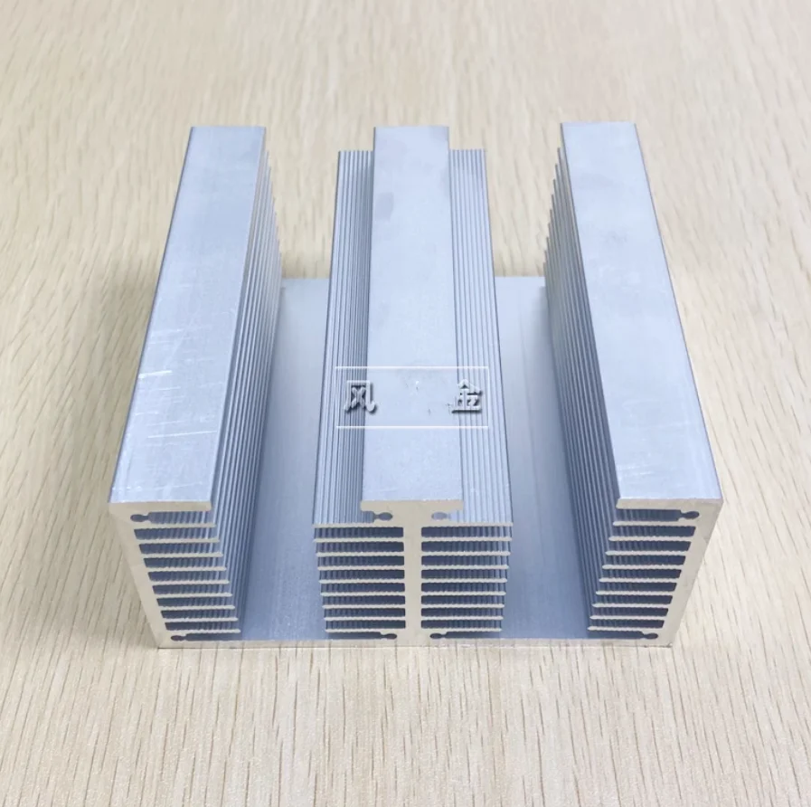 Radiador Refrigerado a ar do fã Duplo Igbt Eletrônico Tubo do Poder Dissipador de Calor Refrigerar do Vento Poder Superior 100x50x100 150 mm - Imagem 3