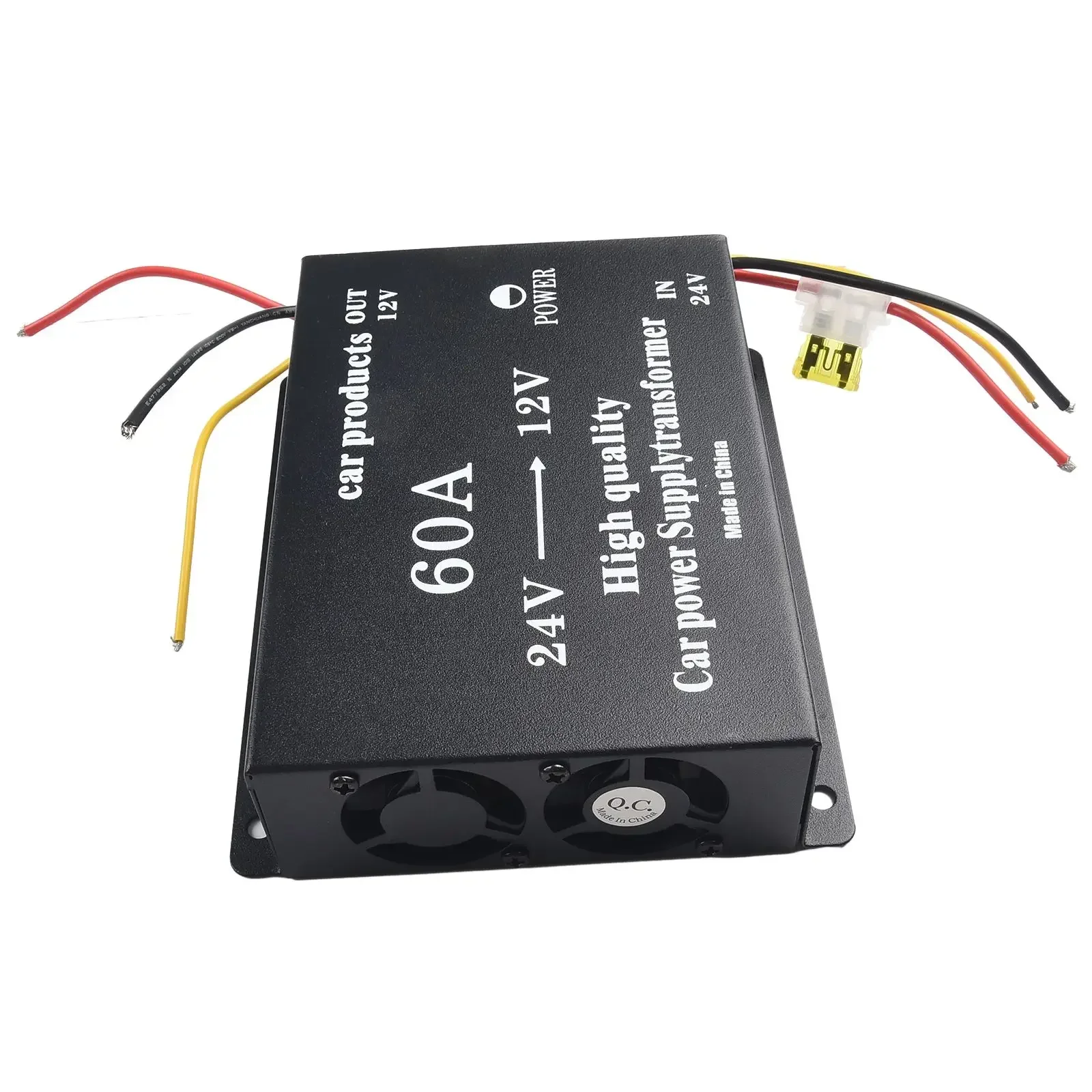 Efficient 24V To 12V Step down Power Converter, Stable Voltage Output, Reliable Performance, Ideal for Trucks and Buses