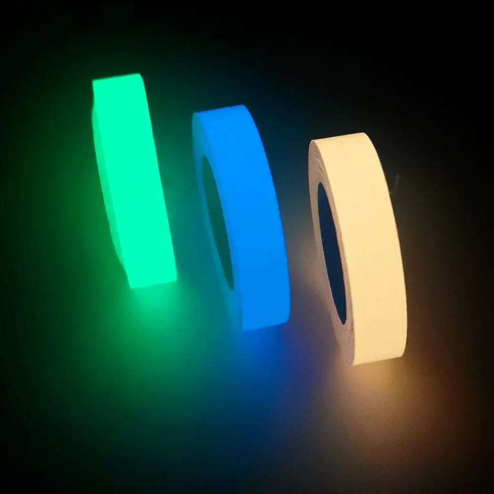 5M Luminous Tape Colorful Self-adhesive Glow Cotton Tape Glow In Dark  Safety Warning Security Stage Home Party Ornament Supplies - AliExpress