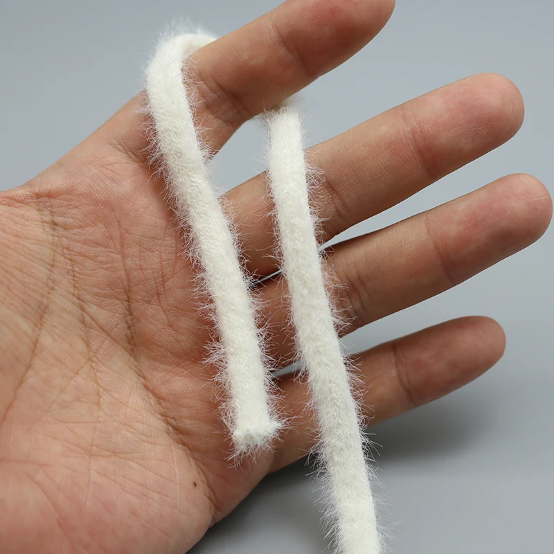 חוט חגורת אריגה חדש, חלול, מיקרו אלסטי, רך, תחרה, עשה זאת בעצמך, קשר פרפר בעבודת יד, סרט קשירה לסוודר, חומר פוליאסטר