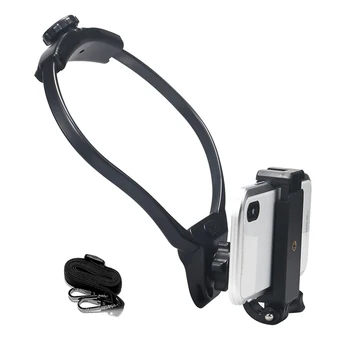 Telecamera d'azione del telefono Supporto per collo 2 in 1 per GoPro Insta360 DJI OSMO Action Accessori per telefoni con fotocamera d'azione universale