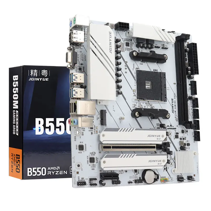 JGINYUE B550 マザーボード AMD Ryzen 5 5600GT JGINYUE AMD B550 M-ATX Motherboard AM4 supports Ryzen R5