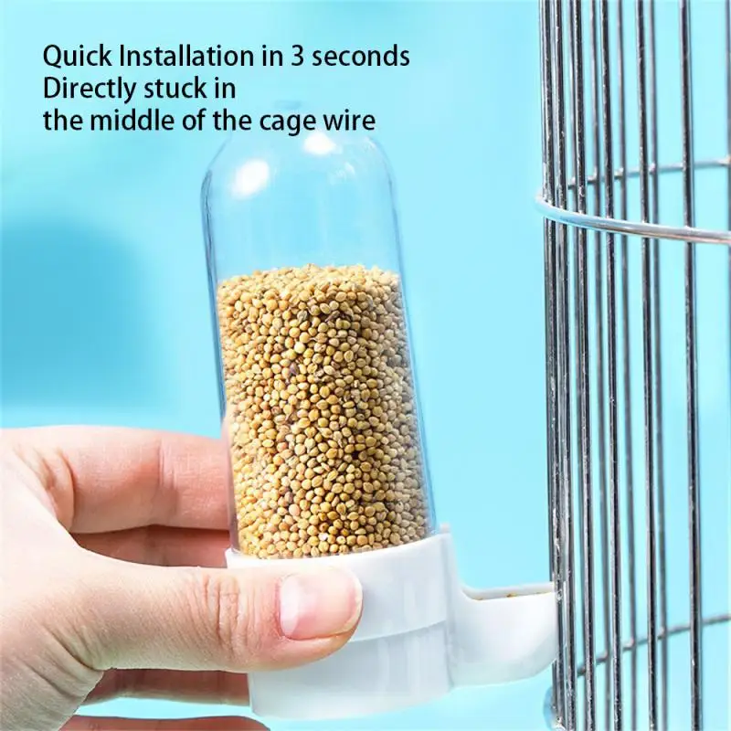 

Bird Water Drinker Feeder Waterer with Clip Pet Bird Supplies Dispenser Bottle Drinking Cup Bowls For Pet Parrot Cage